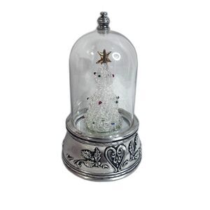 Madison & Max at Home Christmas Tree Music Dome VTG **NON-working Holiday Decor